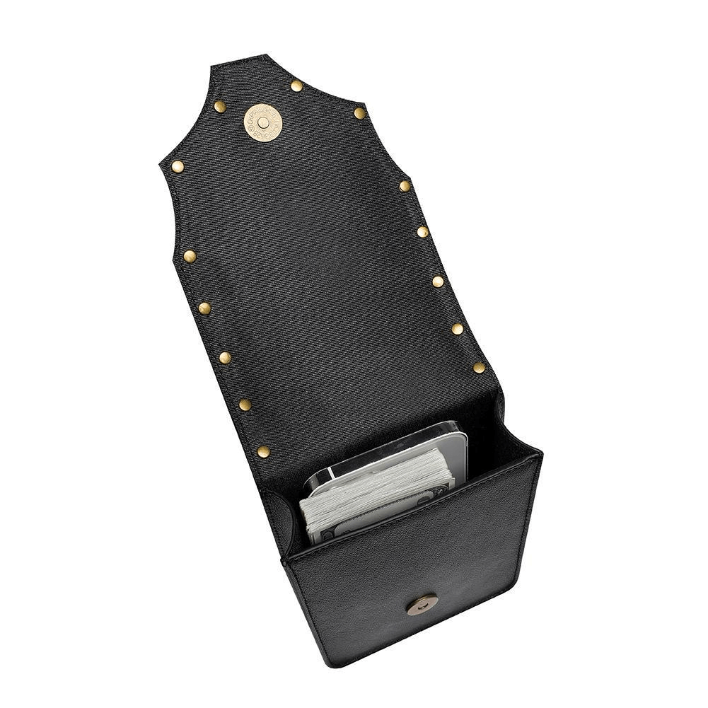 Women's One Shoulder Oblique Straddle Small Bag in Punk Style - HARD'N'HEAVY