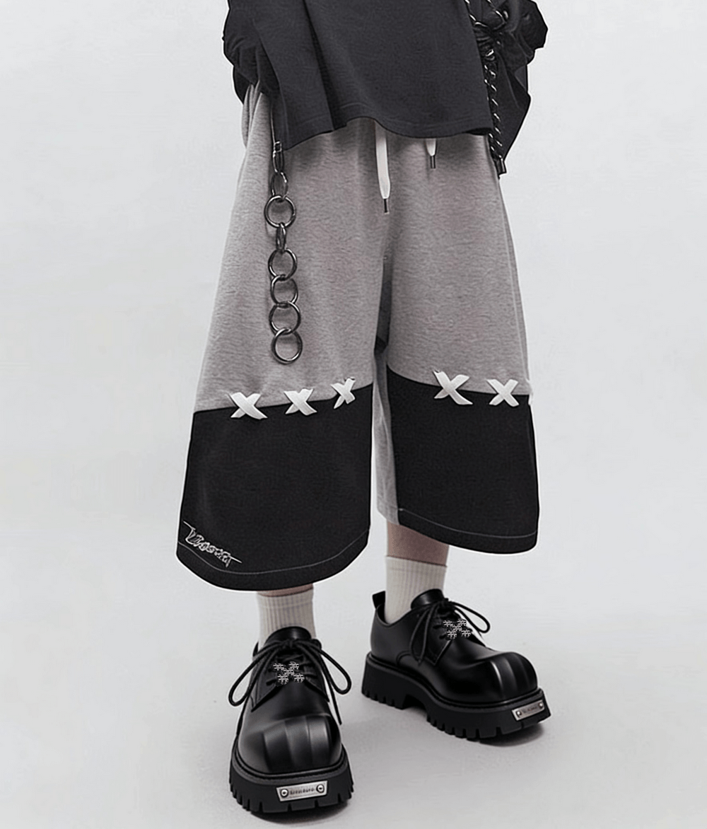 Women's Punk Derby Shoes with Chunky Lug Treads, black platform Oxfords with silver details and chunky soles