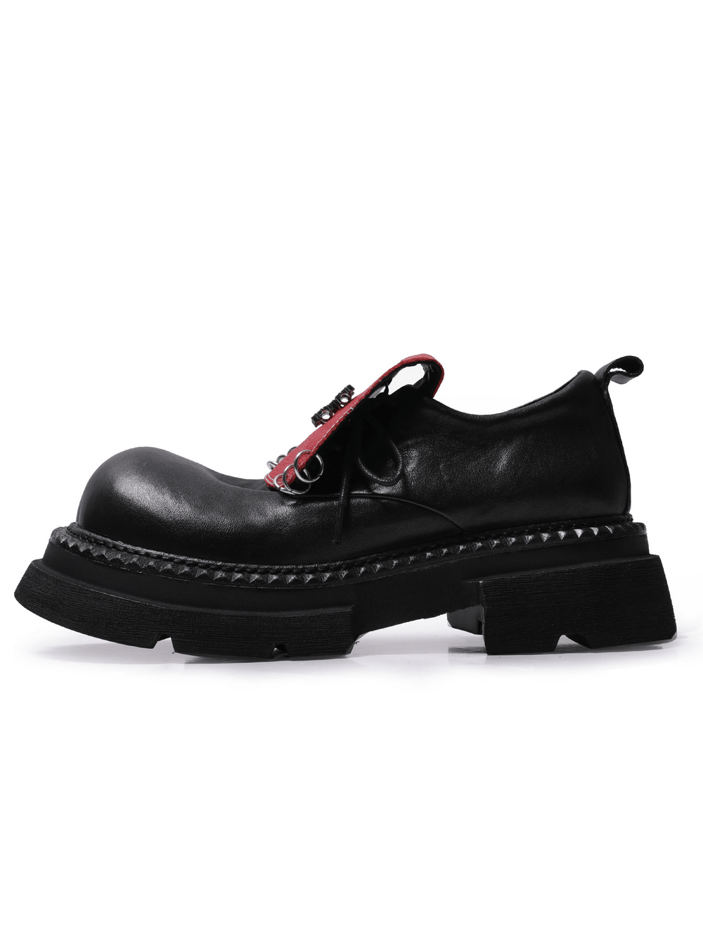 Gothische Damen-Derbys mit Plateausohle und Profilsohle