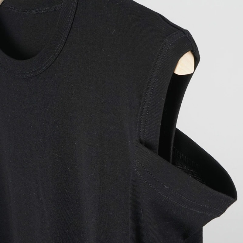 Women's Sexy O Neck T-Shirt with Long Sleeve / Black Slim T-Shirt Off Shoulder - HARD'N'HEAVY