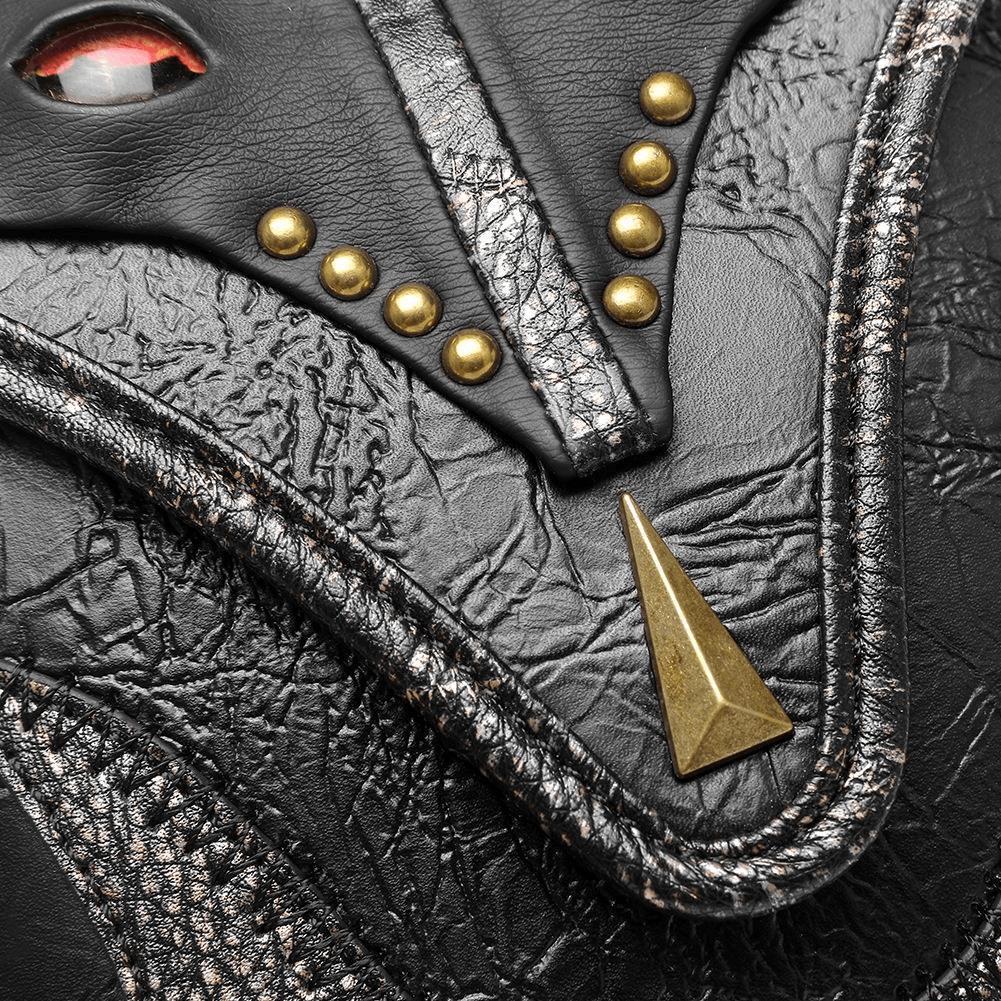 Women's Single Shoulde Crossbody Small Square Bag With Metal Decor - HARD'N'HEAVY