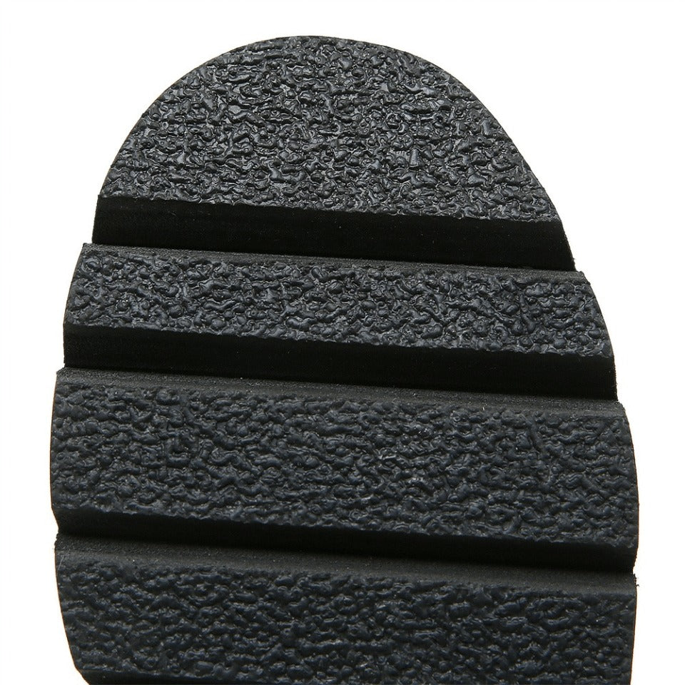 Open Toe Mules Sandals for Women / Leather Platform Black Shoes / Female Lace Up Shoes