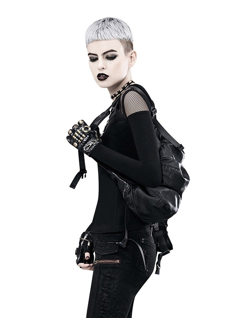 RuckSack Rock Style Backpack / Steampunk Accessories / Alternative Fashion - HARD'N'HEAVY