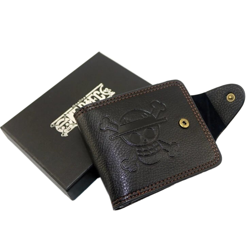 Vintage PU Leather Wallet for Men and Women / Skull Unisex Pattern Purse - HARD'N'HEAVY