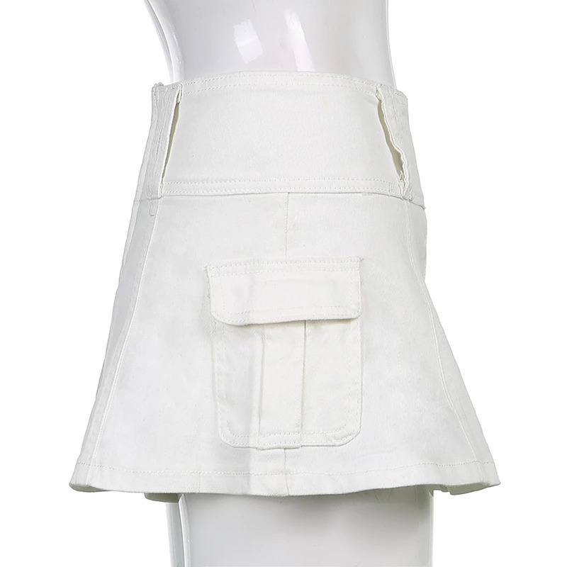 Aesthetic Women's High Waist Mini Skirt / Gothic Summer Casual Skirts - HARD'N'HEAVY