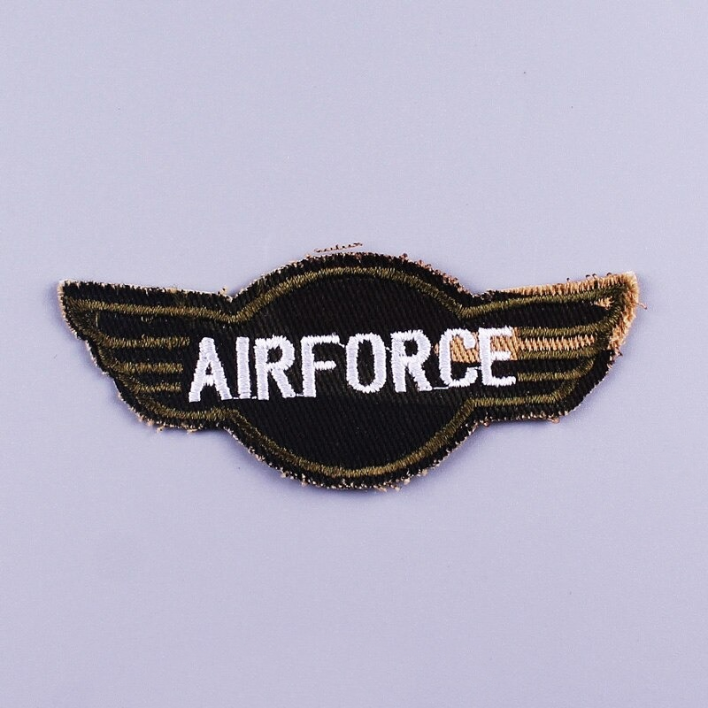 AirForce Print Fusible Patch On Clothes / Unisex Rave Outfits Accessory For Jackets and Bags - HARD'N'HEAVY