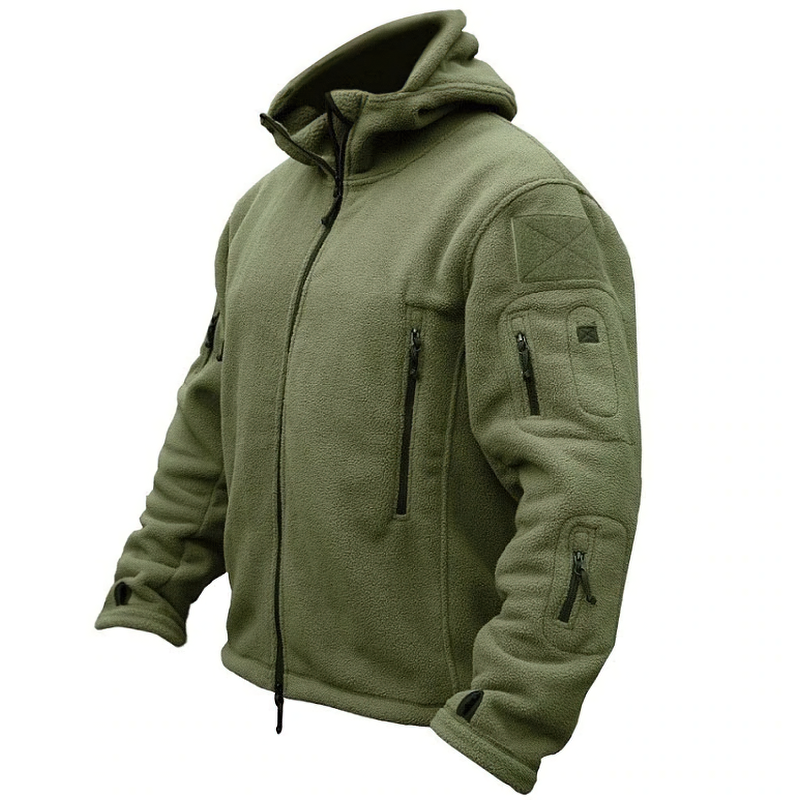 Airsoft Military Jackets for Men / Male Fleece Tactical Thermal Hooded Jacket / Autumn Outerwear - HARD'N'HEAVY