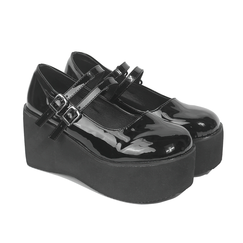 Alternative Fashion Women Shoes / Casual Gothic Footwear Of Platform - HARD'N'HEAVY