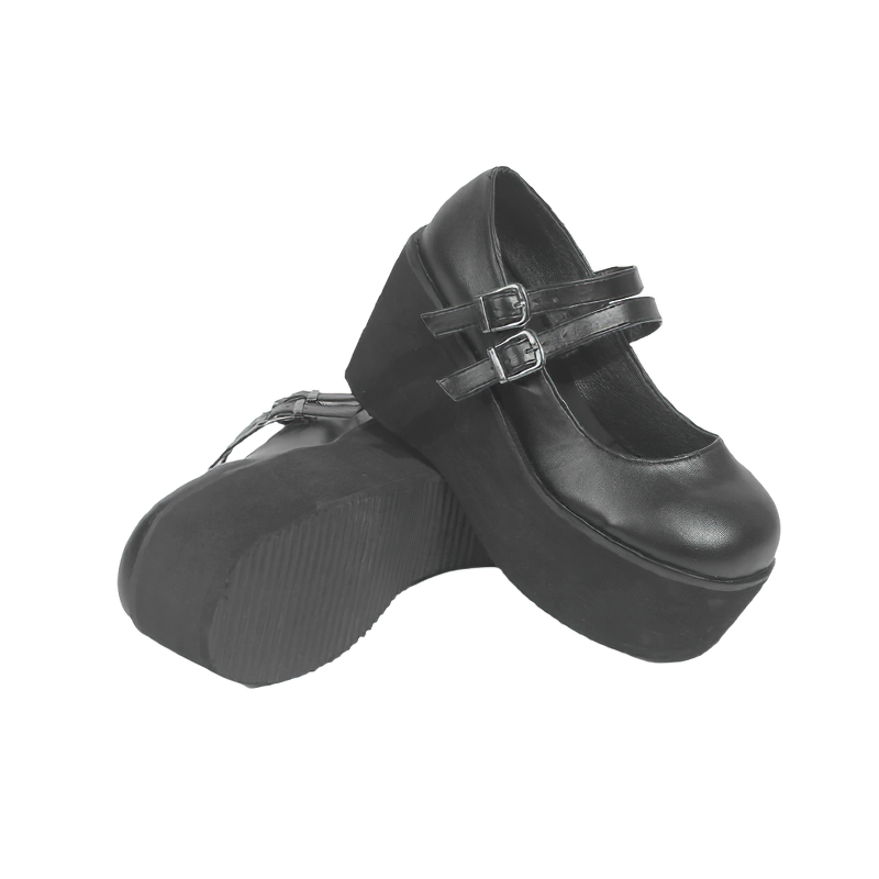 Alternative Fashion Women Shoes / Casual Gothic Footwear Of Platform - HARD'N'HEAVY