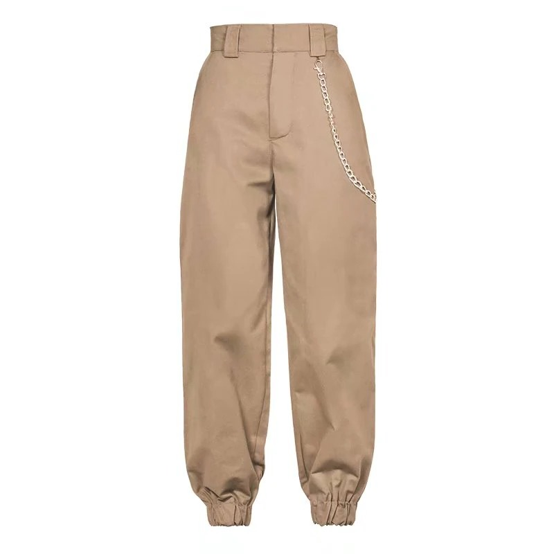 Alternative Fashion Women's Cargo High-Waist Pants / Loose Joggers Trousers for Ladies - HARD'N'HEAVY
