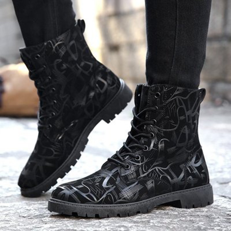 Alternative Style Men's Boots / Personality Short Boots / Comfortable Ankle Boots for Men - HARD'N'HEAVY