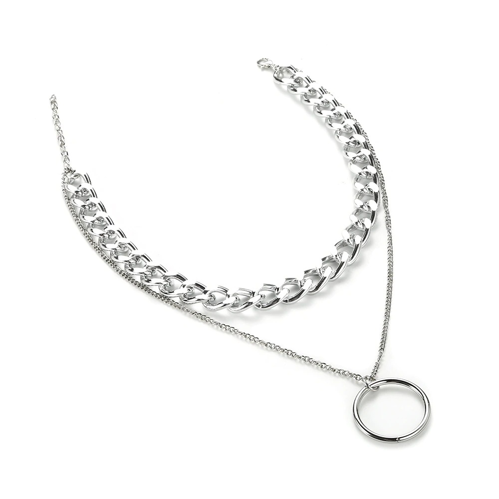 Alternative Style Padlock Pendant / Women's Punk Necklace Chain Lock - HARD'N'HEAVY
