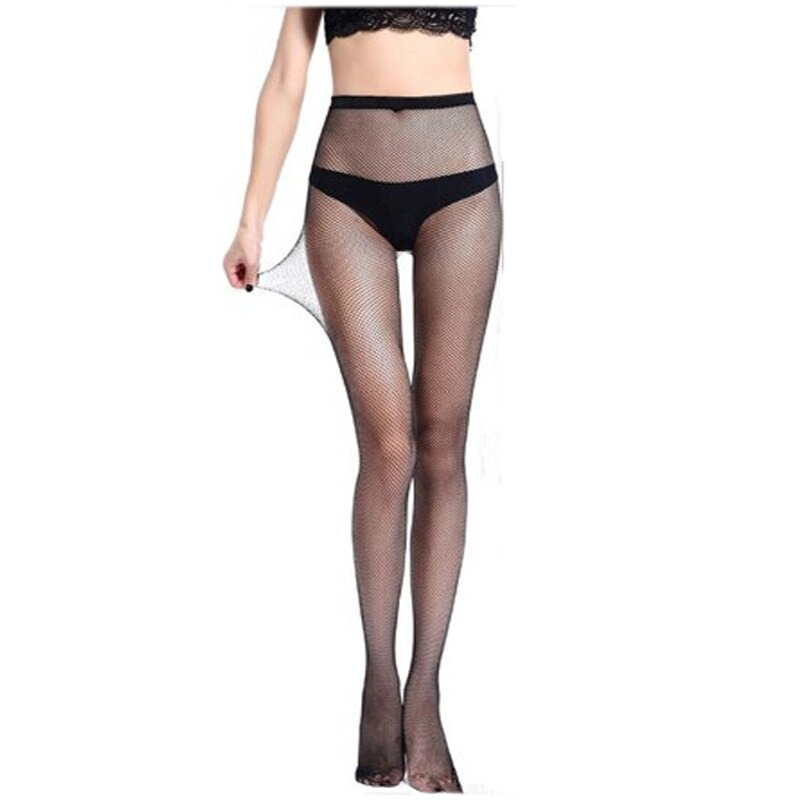 Alternative women's sexy fishnet pantyhose for summer styling, ideal with shorts or dresses in versatile black.