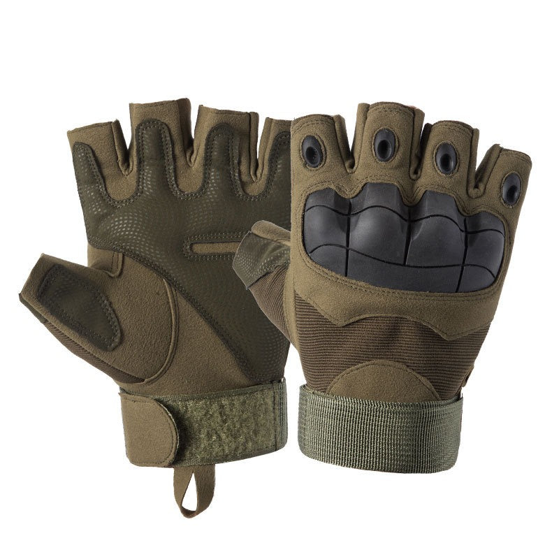 Army Men Tactical Gloves with anti-slip carbon fiber shell for military and sports activities.