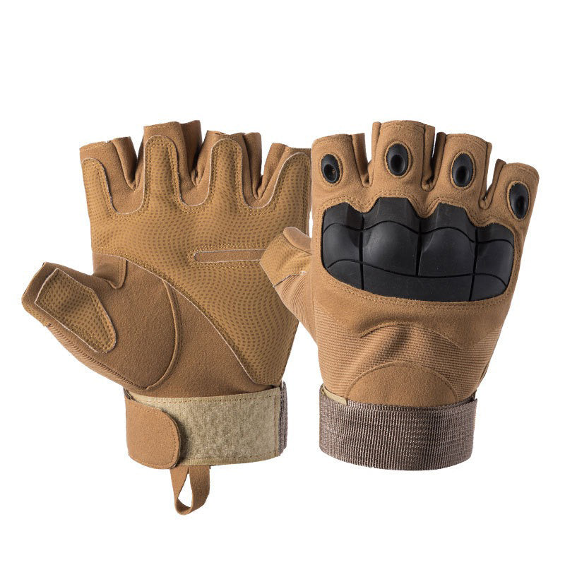 Army men tactical gloves with anti-slip carbon fiber shell, perfect for military and sports activities.