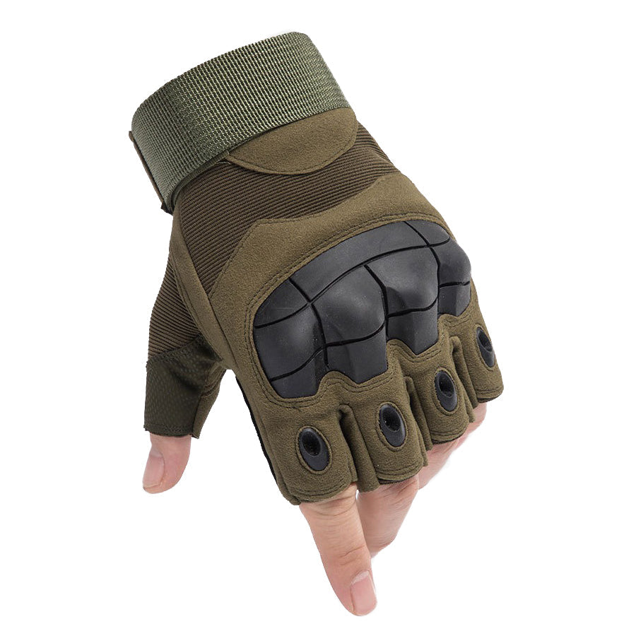 Army Men Tactical Gloves featuring anti-slip carbon fiber shell, perfect for military and sports activities.