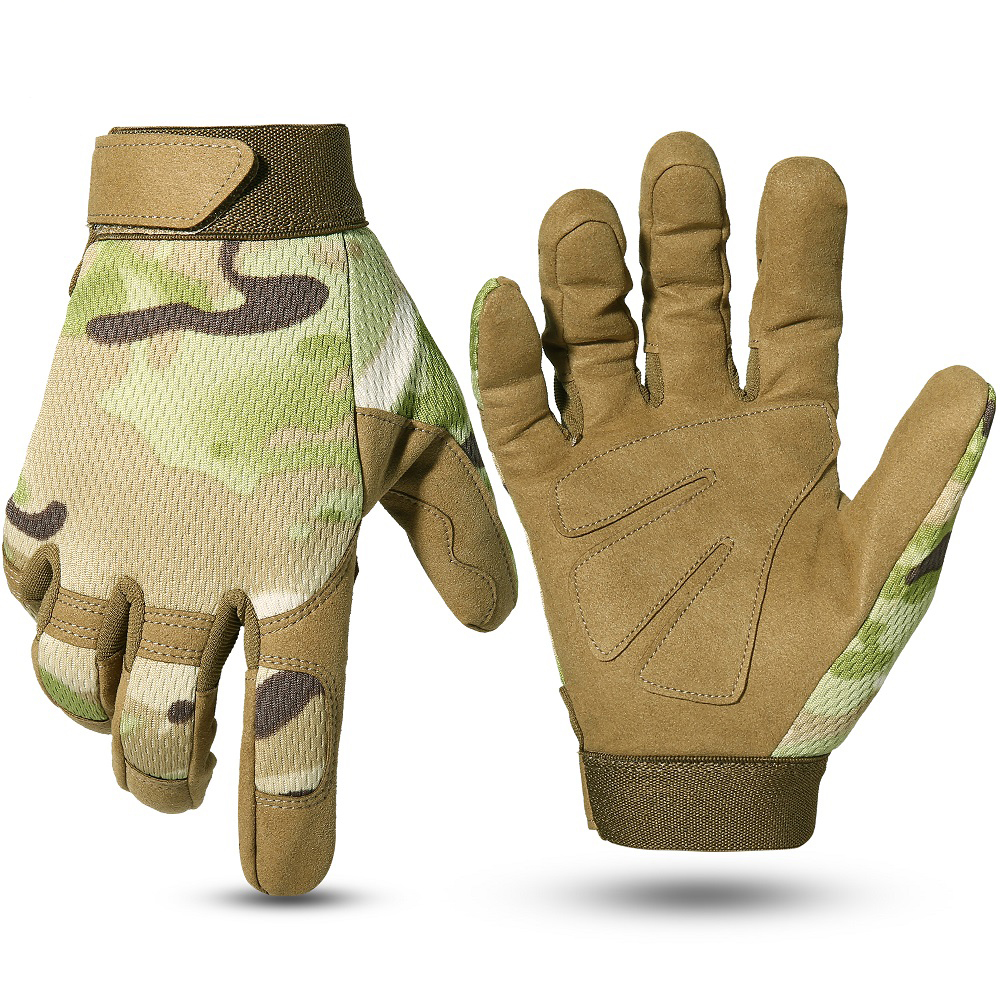 Assault Men's and Women's Warm Gloves / Anti-slip Thermal Army Combat Full Finger Tactical Gloves - HARD'N'HEAVY