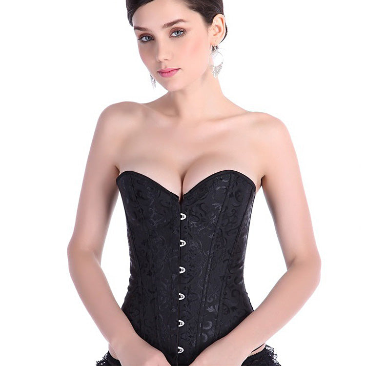 Women's Bustier Corset Top - Women's Corsets and Bustiers Sexy Corset with  Straps Plus Size Gothic Overbust Corset Tops Vest Vintage Corselet, Black,XL  : : Clothing, Shoes & Accessories