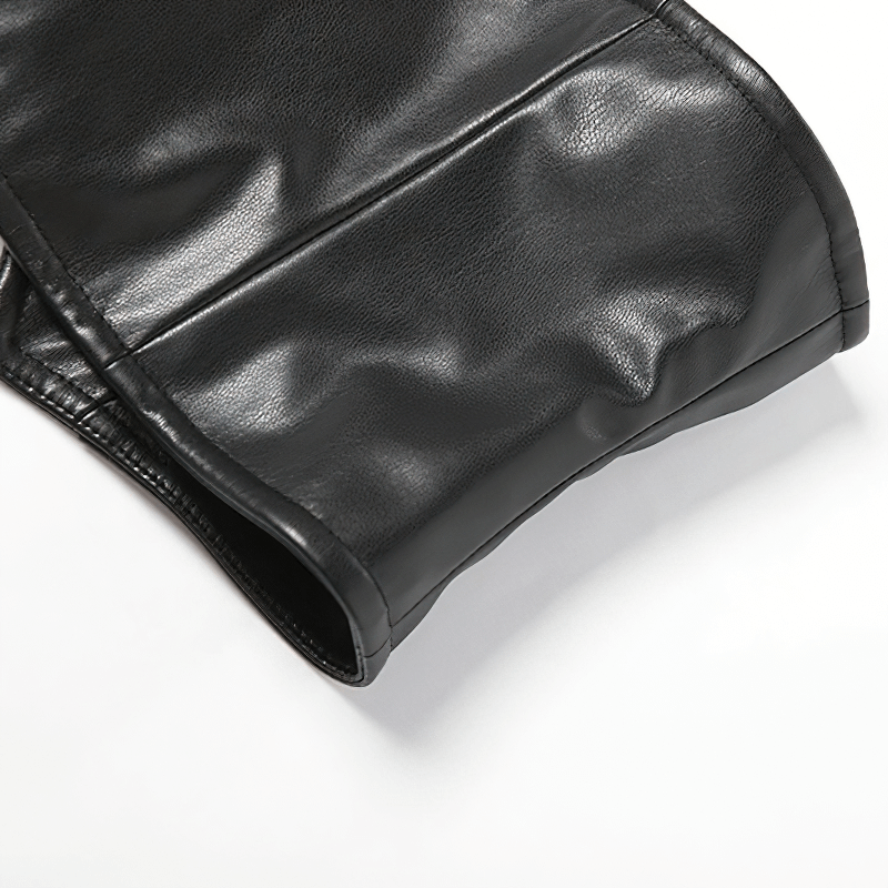 Black faux leather waist corset belt detail, showcasing its trendy style and quality material for casual outfits.