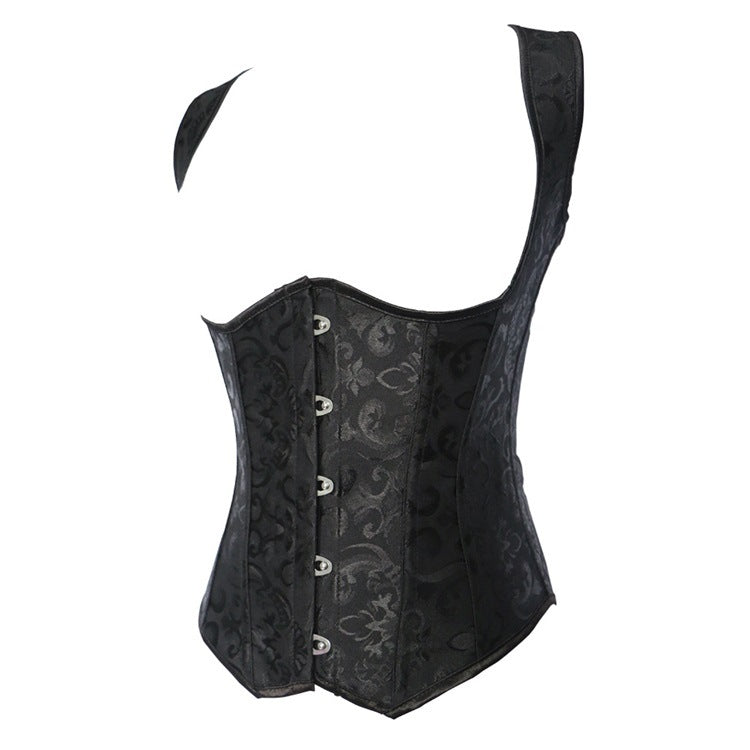Black Gothic Corset for Women / Alternative Womens Clothing - HARD'N'HEAVY