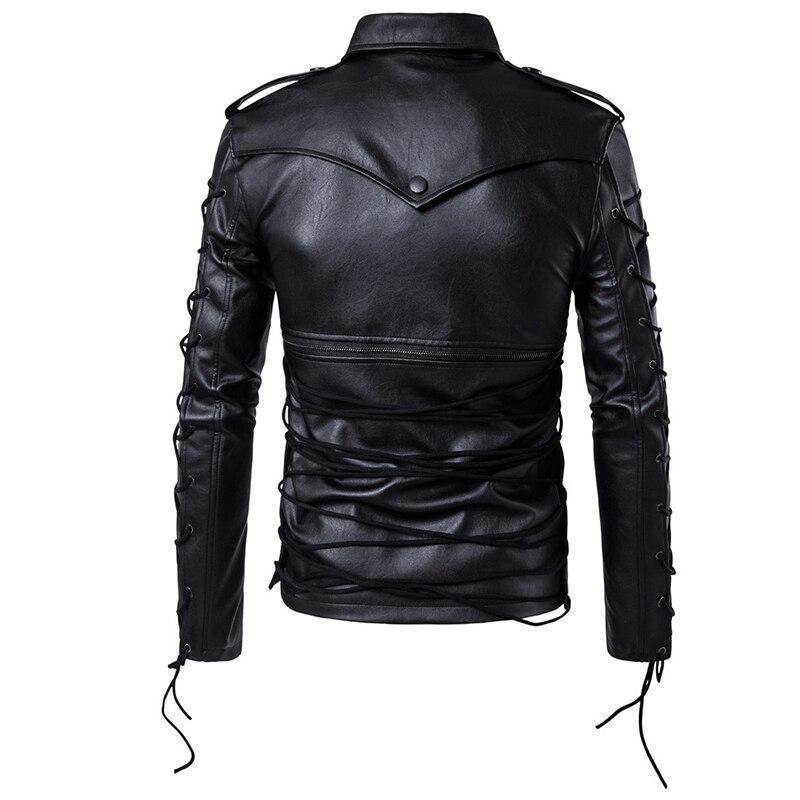 Black Rock Style Biker Jacket with Buckles / Alternative Fashion Edgy Clothing - HARD'N'HEAVY