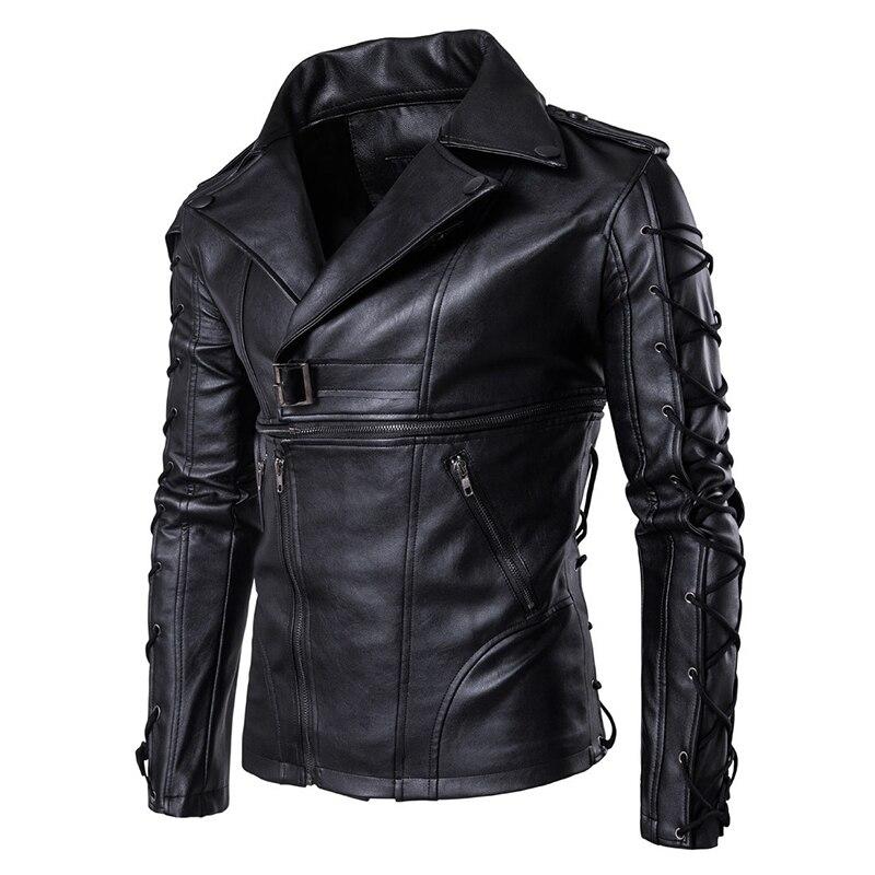Black Rock Style Biker Jacket with Buckles / Alternative Fashion Edgy Clothing - HARD'N'HEAVY