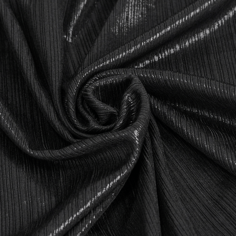 Black Sexy Long Sleeves Irregular Dress for Women / Gothic Style Cutout Short Slim Dress