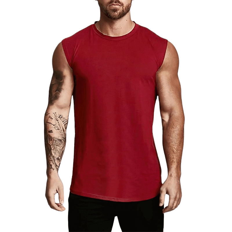 Bodybuilding Sleeveless T-Shirt / Gym Workout Tank Top for Men / Male Sportwear