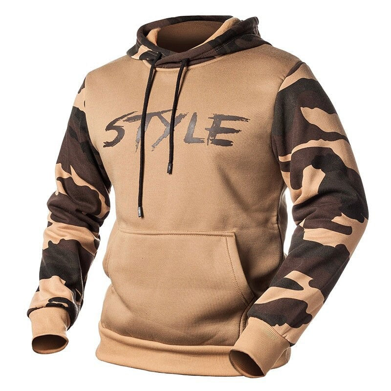 Camouflage Hoodies in Military Style / Unisex Camo Hooded Pullover Sweater - HARD'N'HEAVY