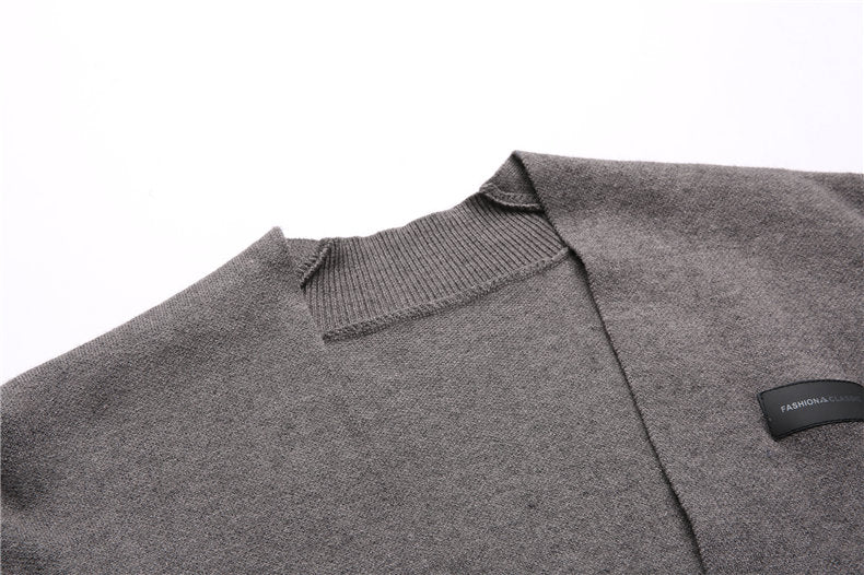 Cardigan for Rocker Men Casual Knitted Cotton Wool Sweater - HARD'N'HEAVY