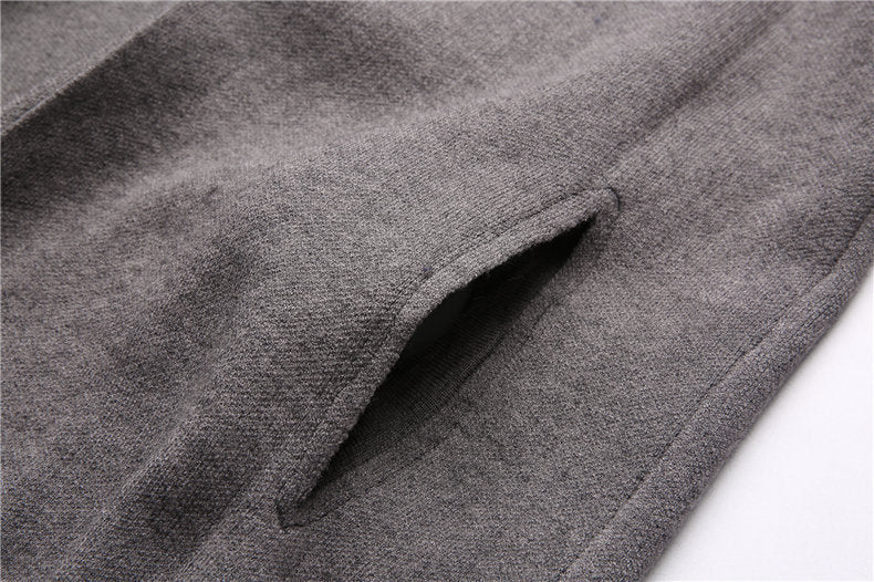 Cardigan for Rocker Men Casual Knitted Cotton Wool Sweater - HARD'N'HEAVY