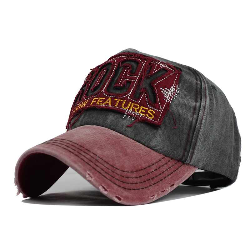 Stylish unisex baseball cap featuring rock embroidery, perfect for adding flair to your modern outfit.