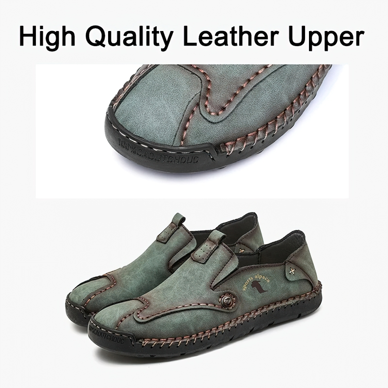 Men's stylish loafers featuring a high-quality leather upper for comfortable casual wear.