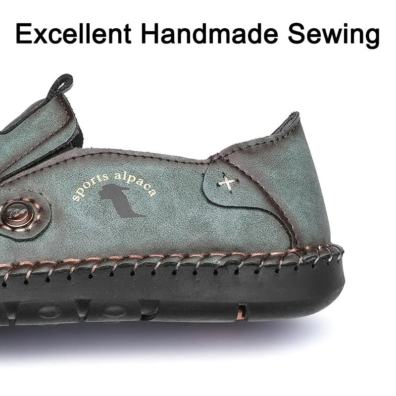 Men's stylish loafers featuring excellent handmade sewing with durable PU leather for ultimate comfort.