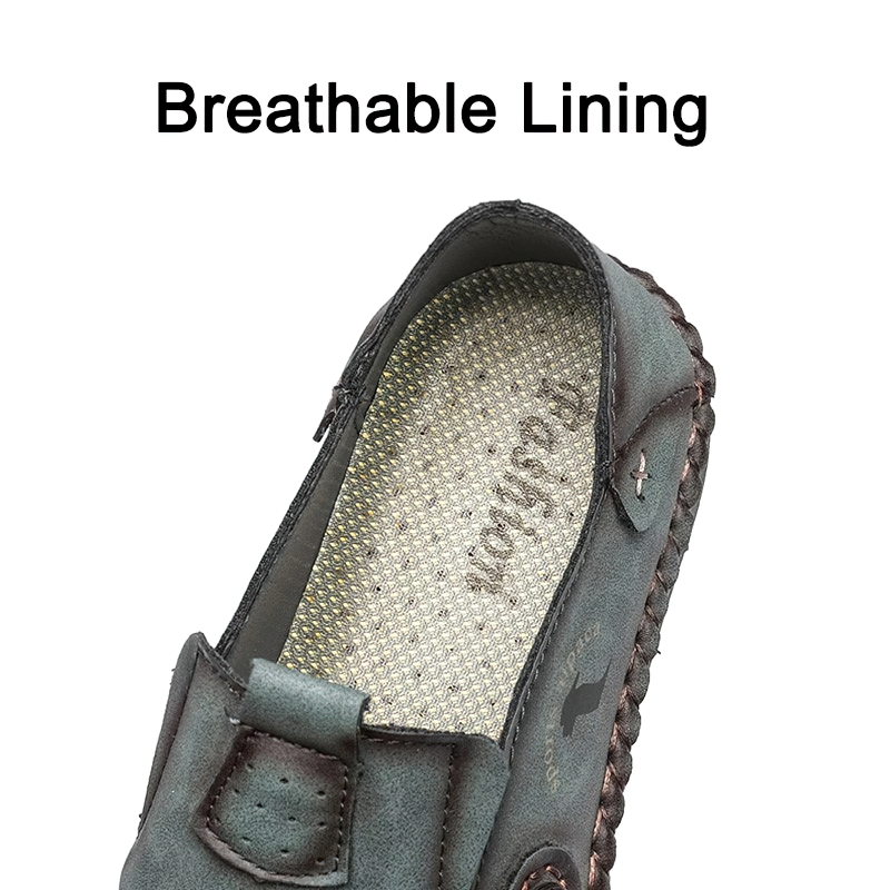 Men's stylish loafers featuring breathable lining for extra comfort in every step.