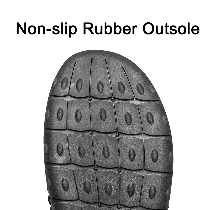 Close-up of a non-slip rubber outsole for men's loafers, ensuring comfort and stability on various surfaces.