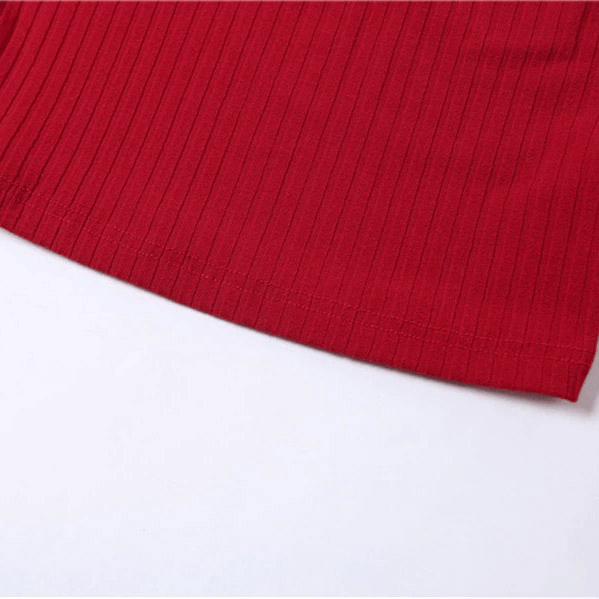 Casual Elastic Texture Comfortable Top / Asymmetrical Women's Long Sleeves Knitted Top - HARD'N'HEAVY