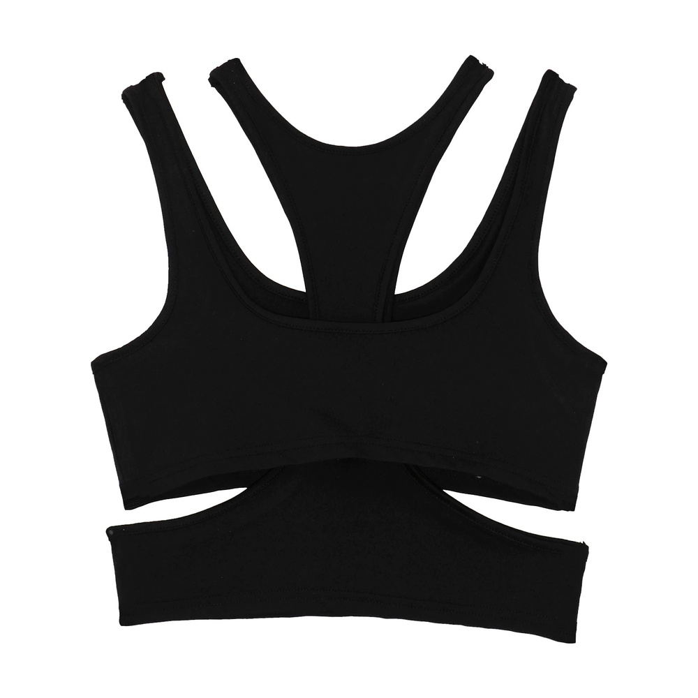 Casual Fitness Sleeveless Tank Top / Women's Hollow Out Fashion Top - HARD'N'HEAVY
