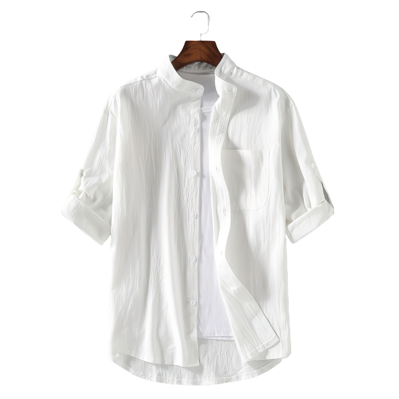 Casual Slim Fit Men's Shirt / Alternative Fashion Long Sleeve Shirt / Single Breasted Outwear - HARD'N'HEAVY
