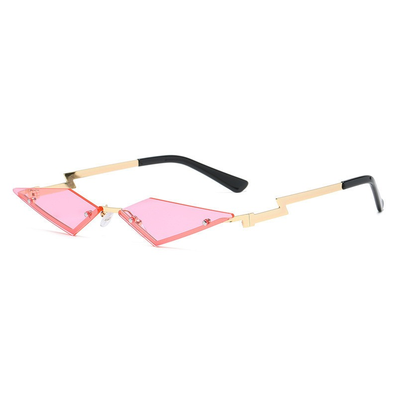 Cat Eye Sunglasses for Women and Men / Unique Rimless Mirror Frameless Punk Glasses - HARD'N'HEAVY