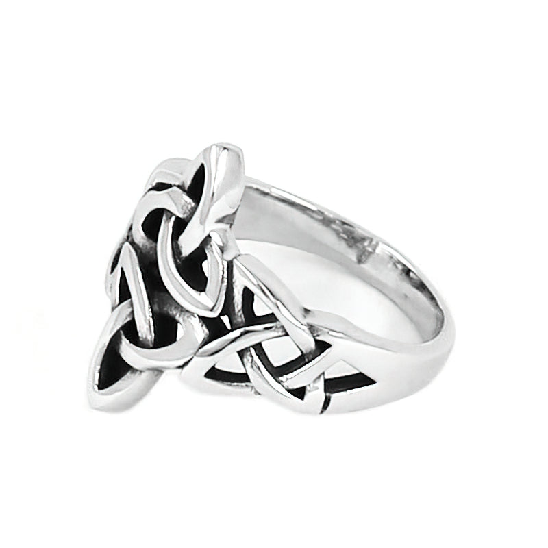 Celtic Viking Nordise Ring / Stainless Steel Popular Nature Signet Jewelry - HARD'N'HEAVY