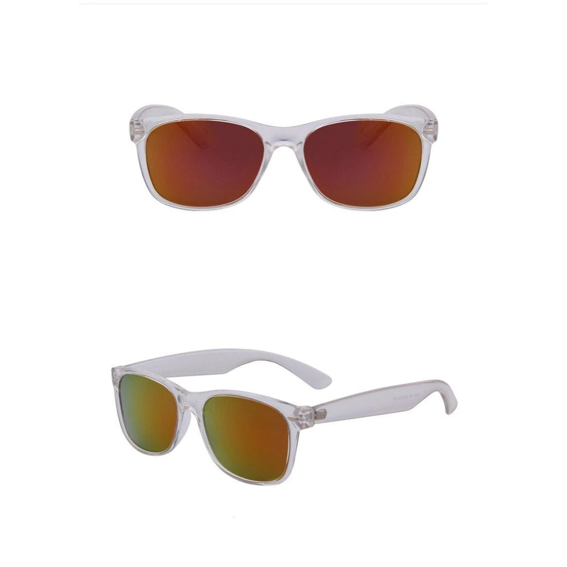 Classic retro polarized sunglasses with UV400 protection and mirrored lenses for rock and gothic styles.