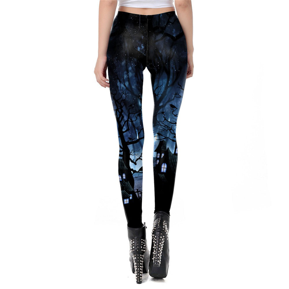 Women Leggings for Halloween / Sexy Workout Pants / Halloween Clothes - HARD'N'HEAVY