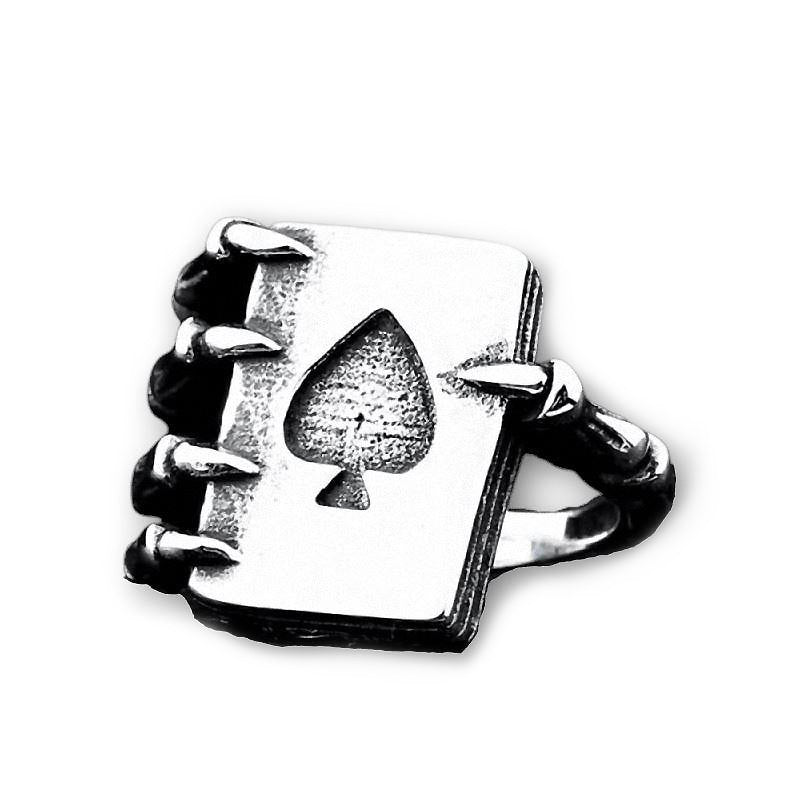 Claw Spade Stainless Steel Ring / Titanium Steel Fashion Jewelry in Rock Style - HARD'N'HEAVY
