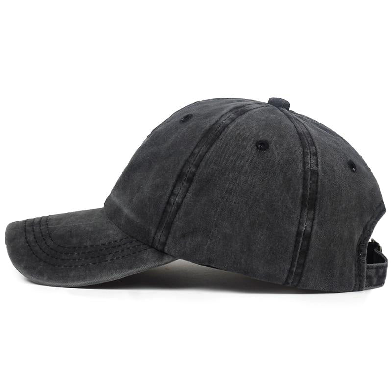 CLEARANCE of Cap with Finger embroidery / Washed Baseball Caps / Rock Style Cotton hat - HARD'N'HEAVY