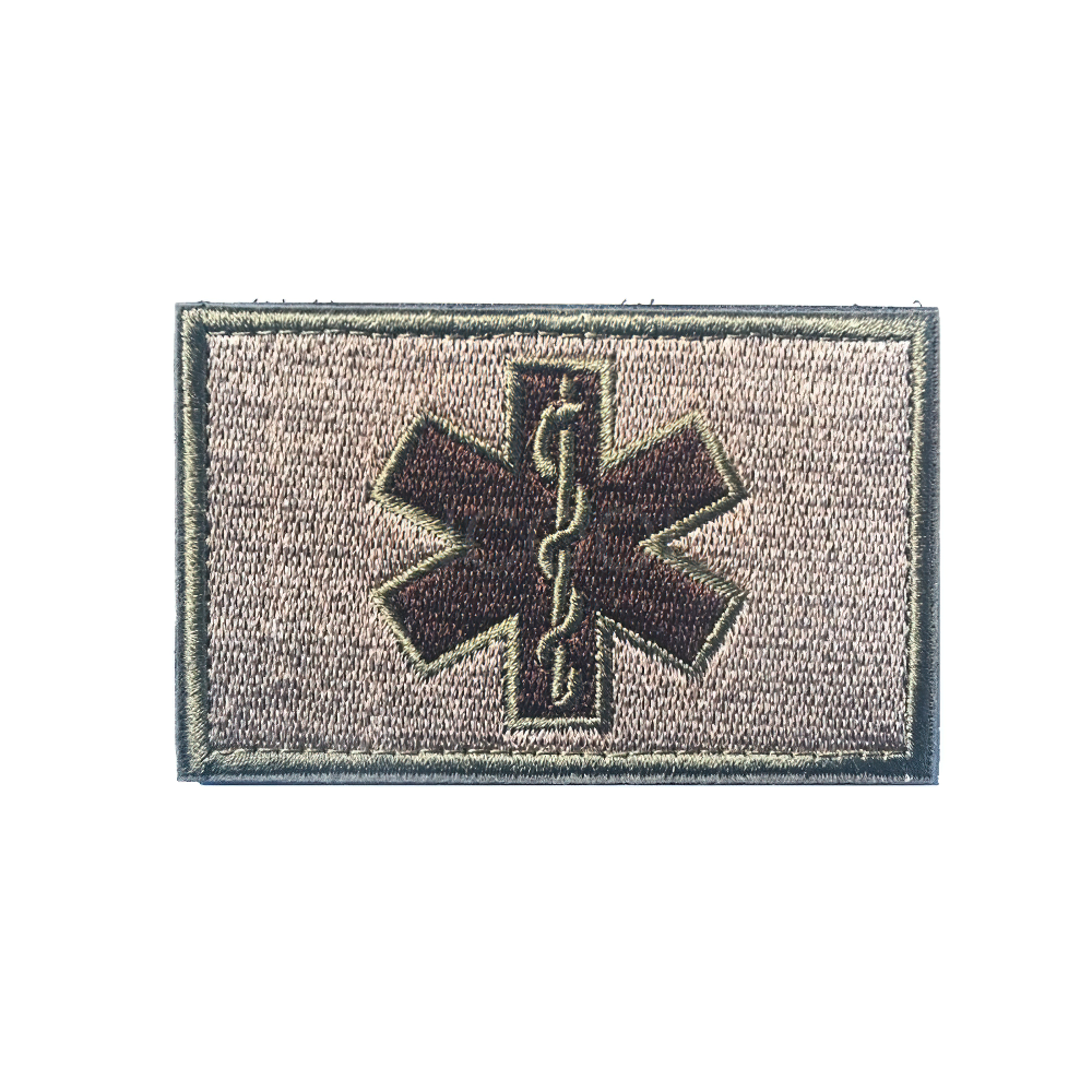 Cool unisex military embroidered patch with a medical design, perfect for adding style to your clothes.