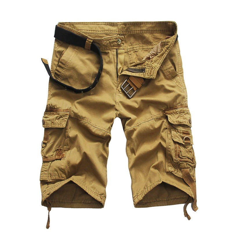 Cool Cargo Rock Style Shorts / Alternative Fashion Cropped Pants / Rave outfits for Men - HARD'N'HEAVY