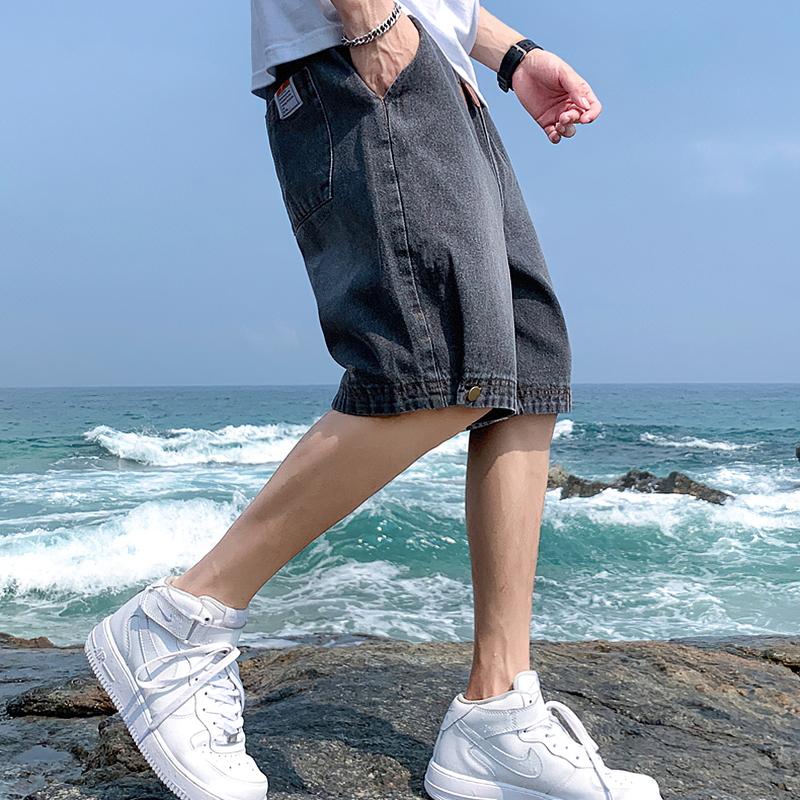 Cool Loose Denim Shorts for Men Fashion Designers Shorts