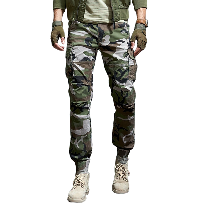 Cool Men's Military Pants / Cotton Slim Tactical Pants / Camouflage Male Joggers - HARD'N'HEAVY