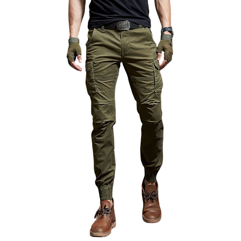 Cool Men's Military Pants / Cotton Slim Tactical Pants / Camouflage Male Joggers - HARD'N'HEAVY